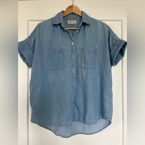 Madewell Light Blue Denim Shirt